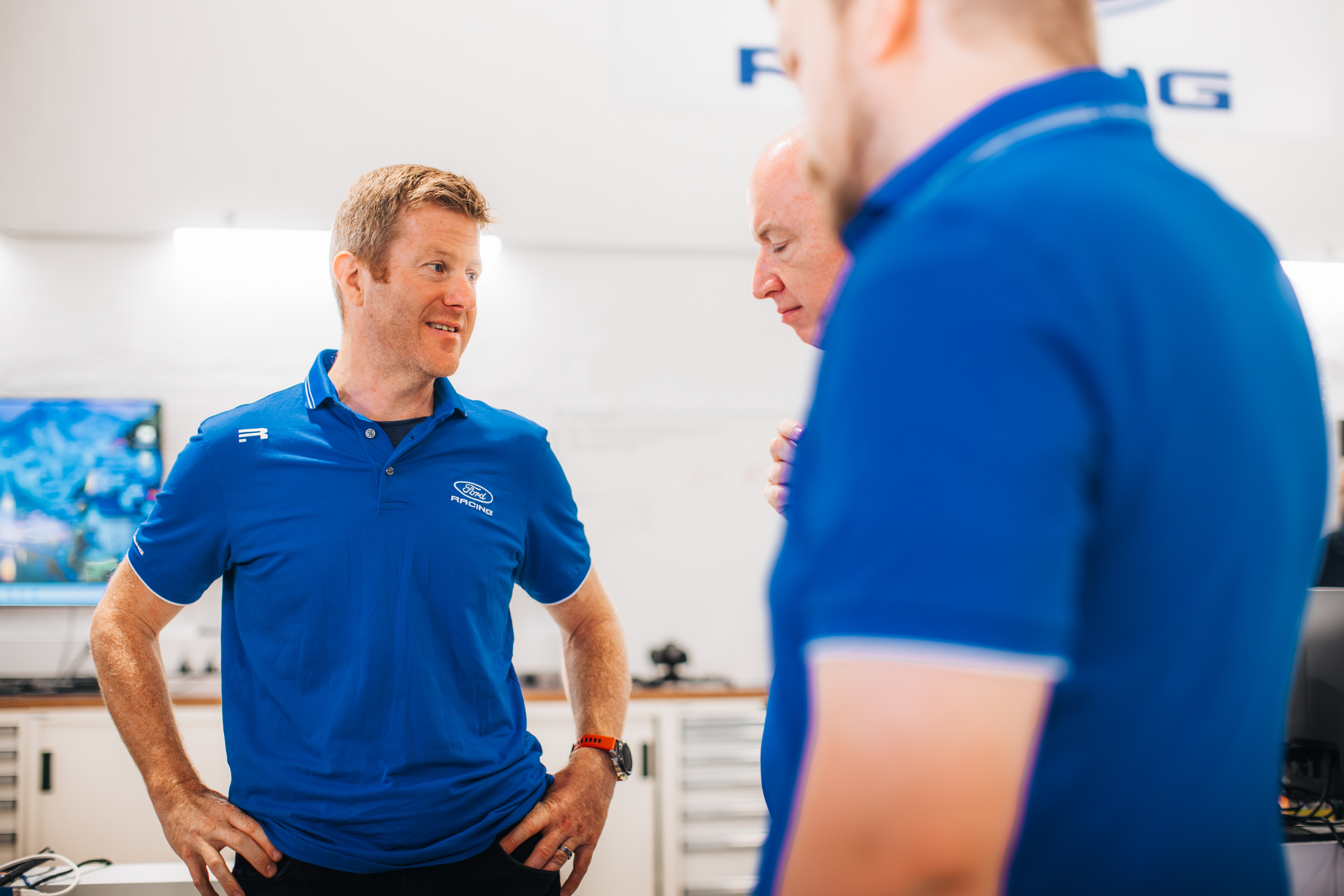 WEC Hypercar Program Manager Dan Sayers speaks to the team.